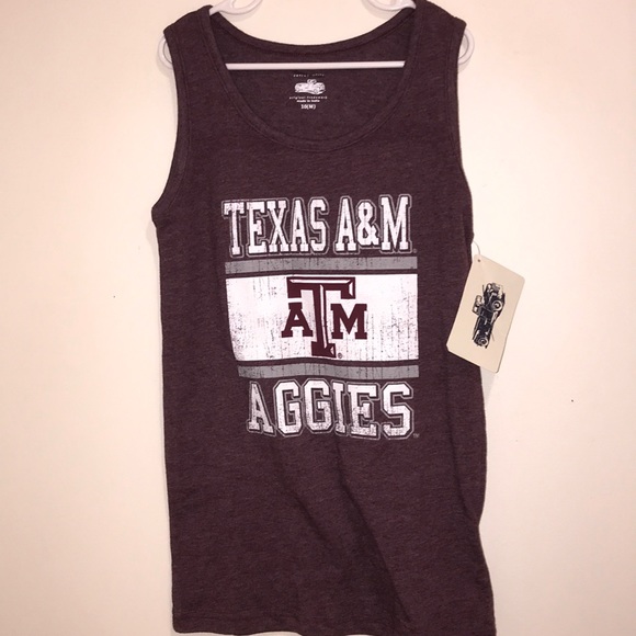 Texas A&M Aggies Youth Girls Sleeveless Tee NWT 10 - Picture 4 of 5